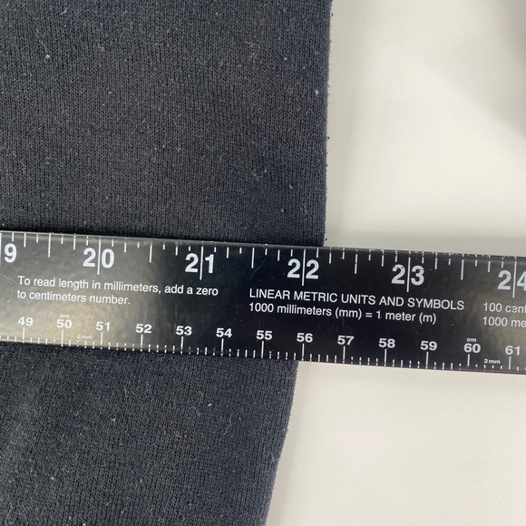 Russell Athletic AEA Black Sweatshirt Mens XL Crew Neck Pullover Spell Out VTG - Picture 3 of 4